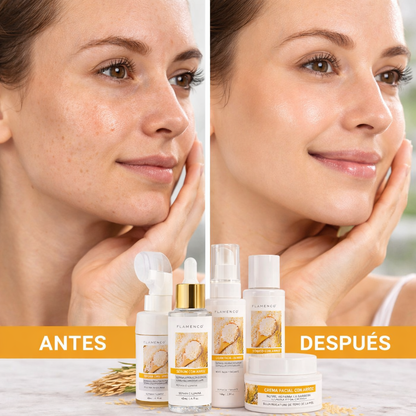 Skin Care Set de Arroz – Rutina Facial Iluminadora y Nutritiva